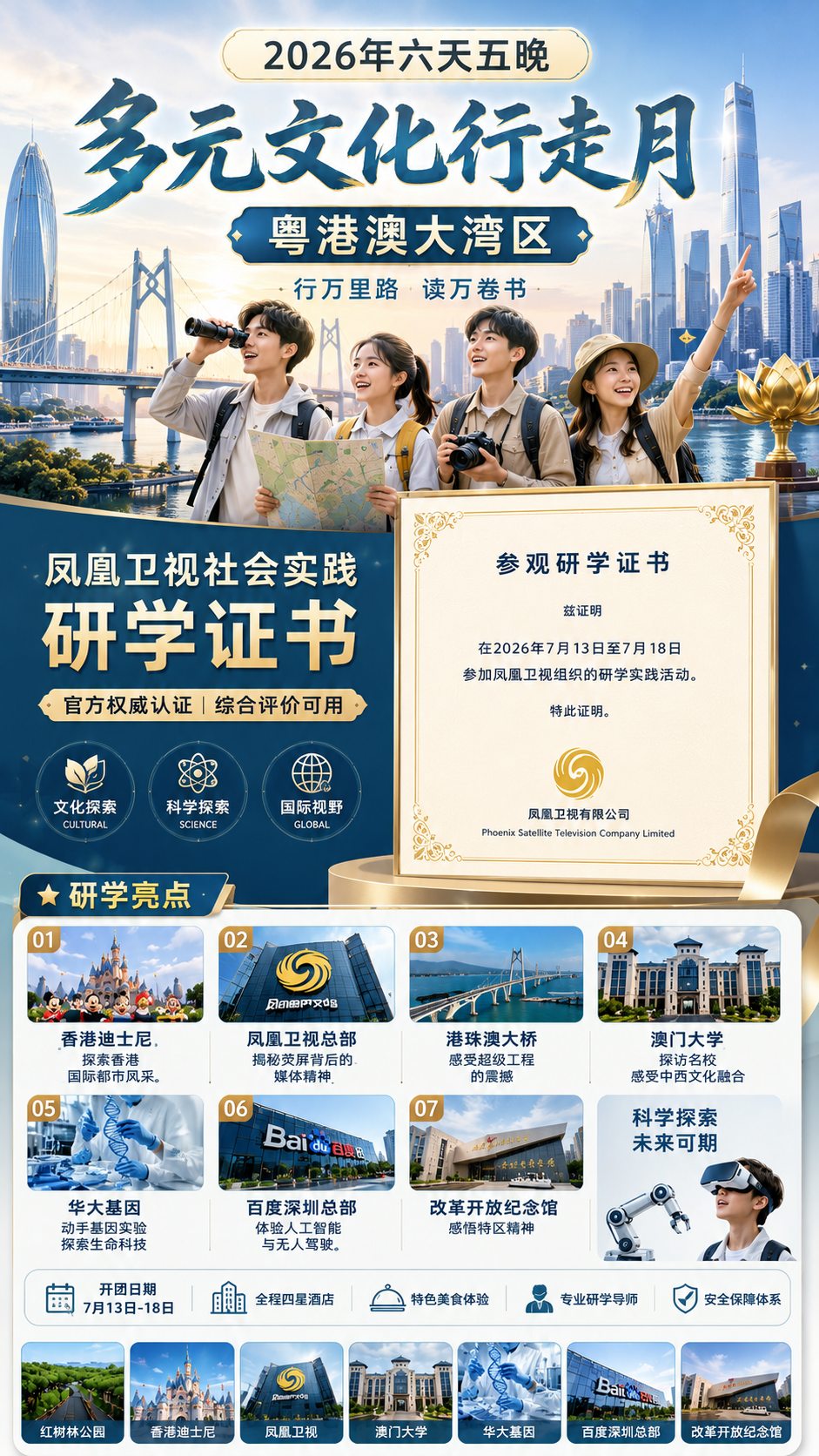 2026年六天五晚多元文化行走粤港澳大湾区主题封面
